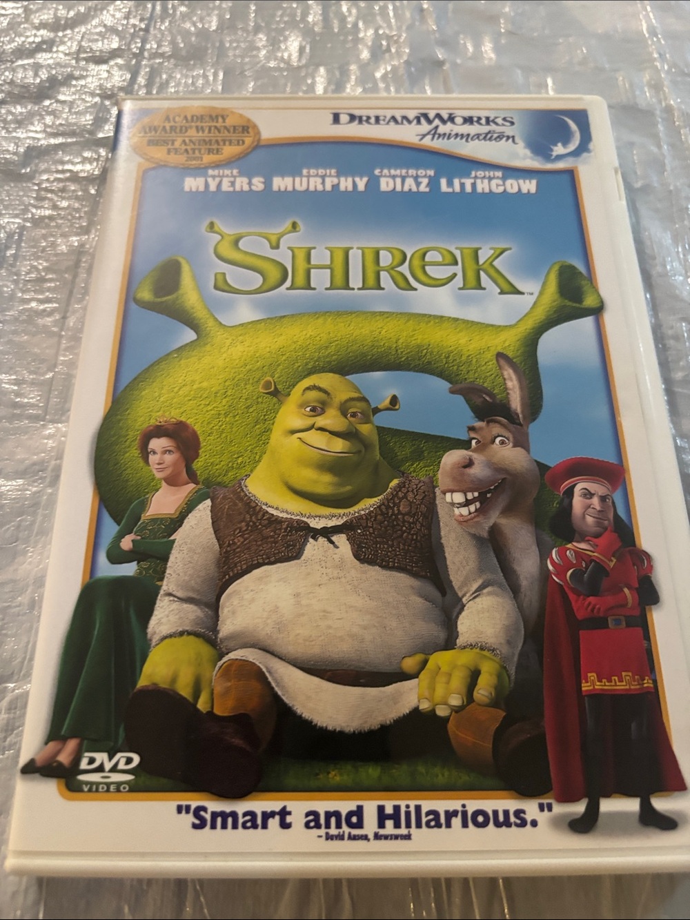 DreamWorks Shrek DVD - Green, Blue, White